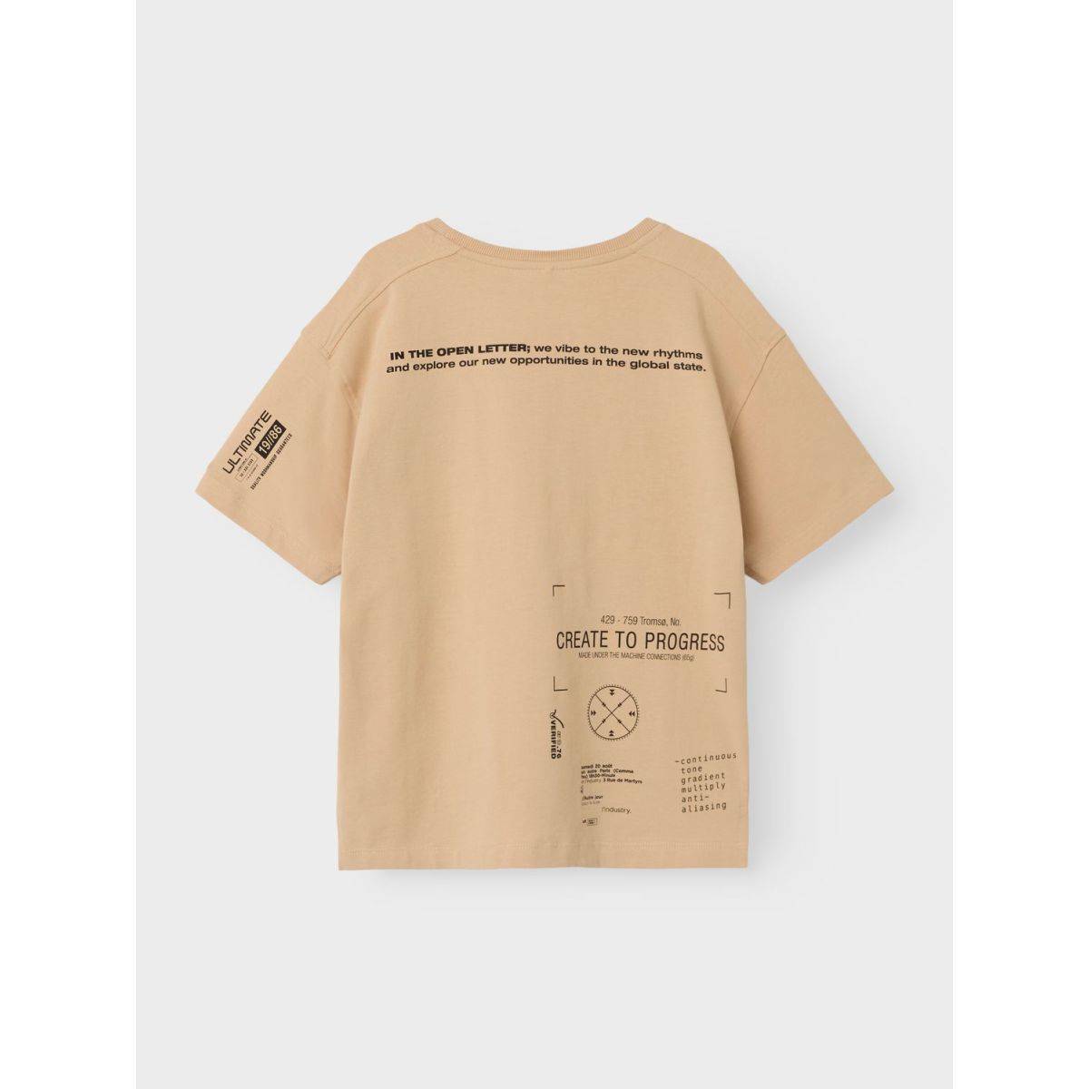 NAME IT majica KR 13231034 M Bež 134/140