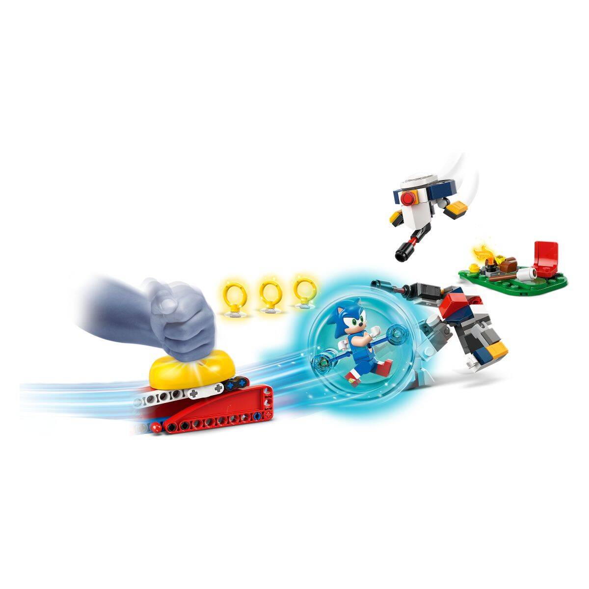 LEGO® Sonic 77001 Sonic se spopade ob tabornem ognju