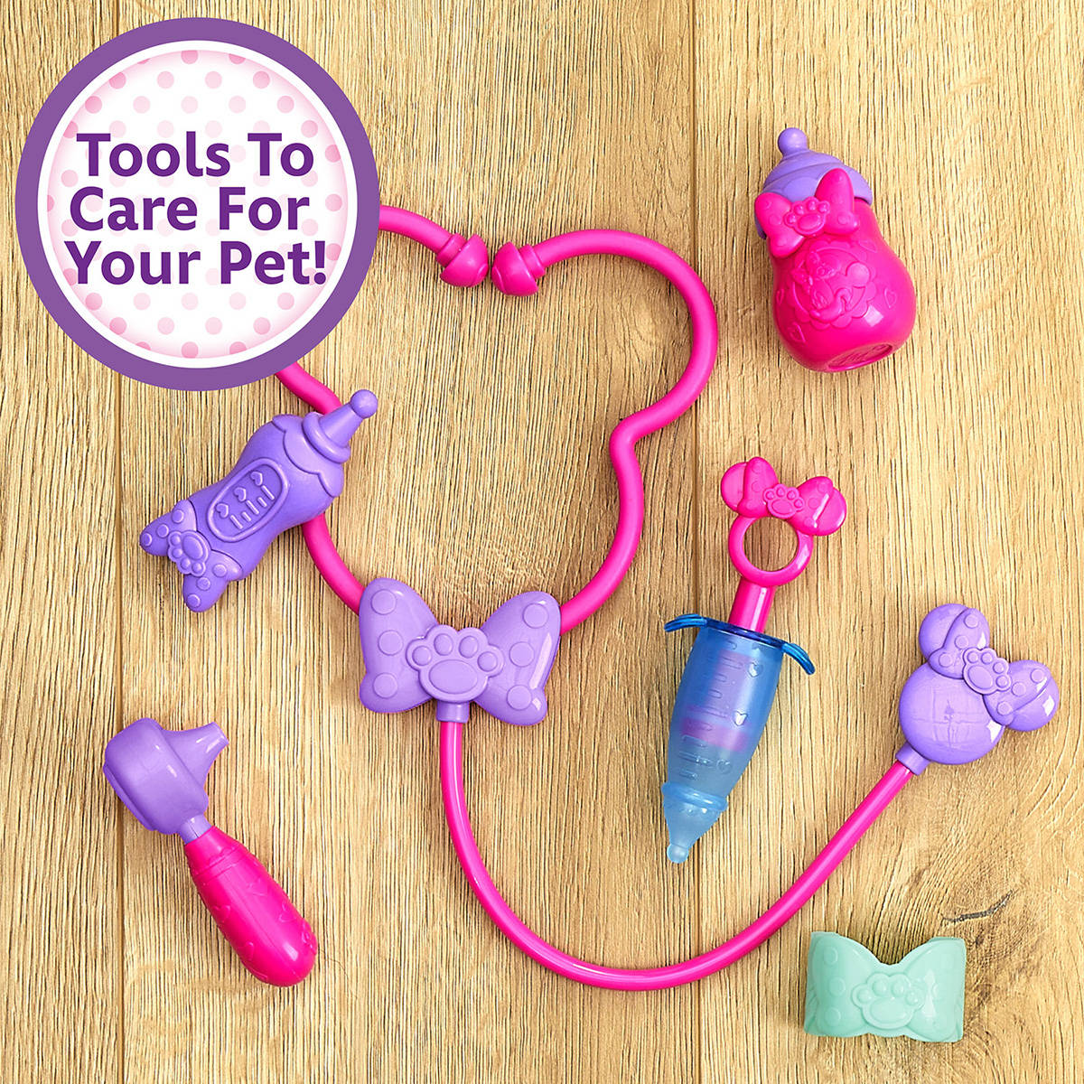 Just play vet set nahrbnik Minnie Mouse On-the-Go