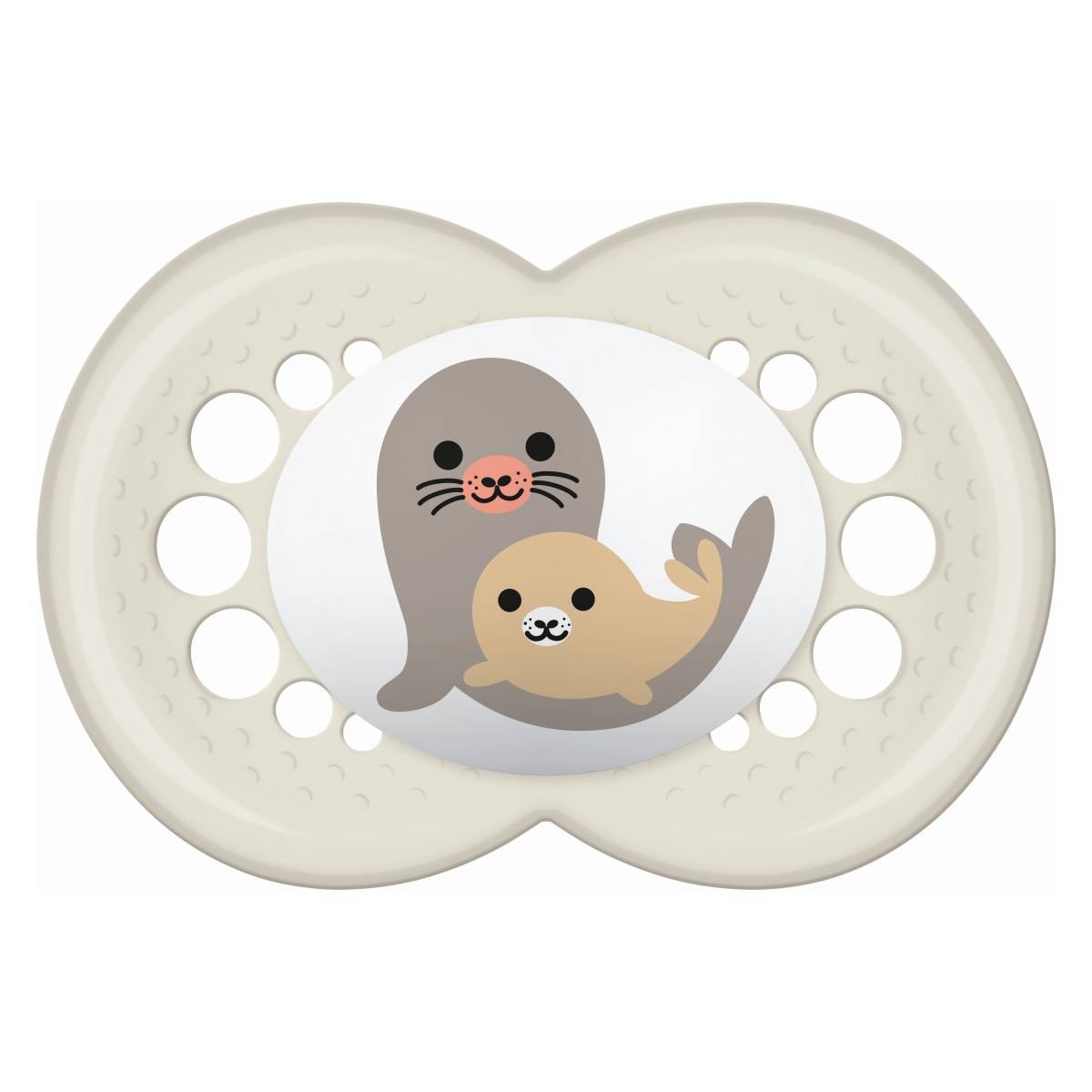 MAM tolažilna duda - silikon Original 2/1 6+ sort