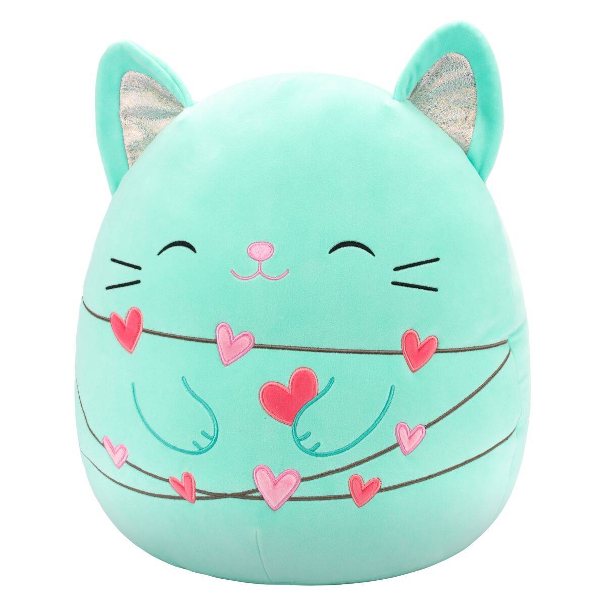 Squishmallows Charisma mint mucka z zaprtimi očmi, 40 cm