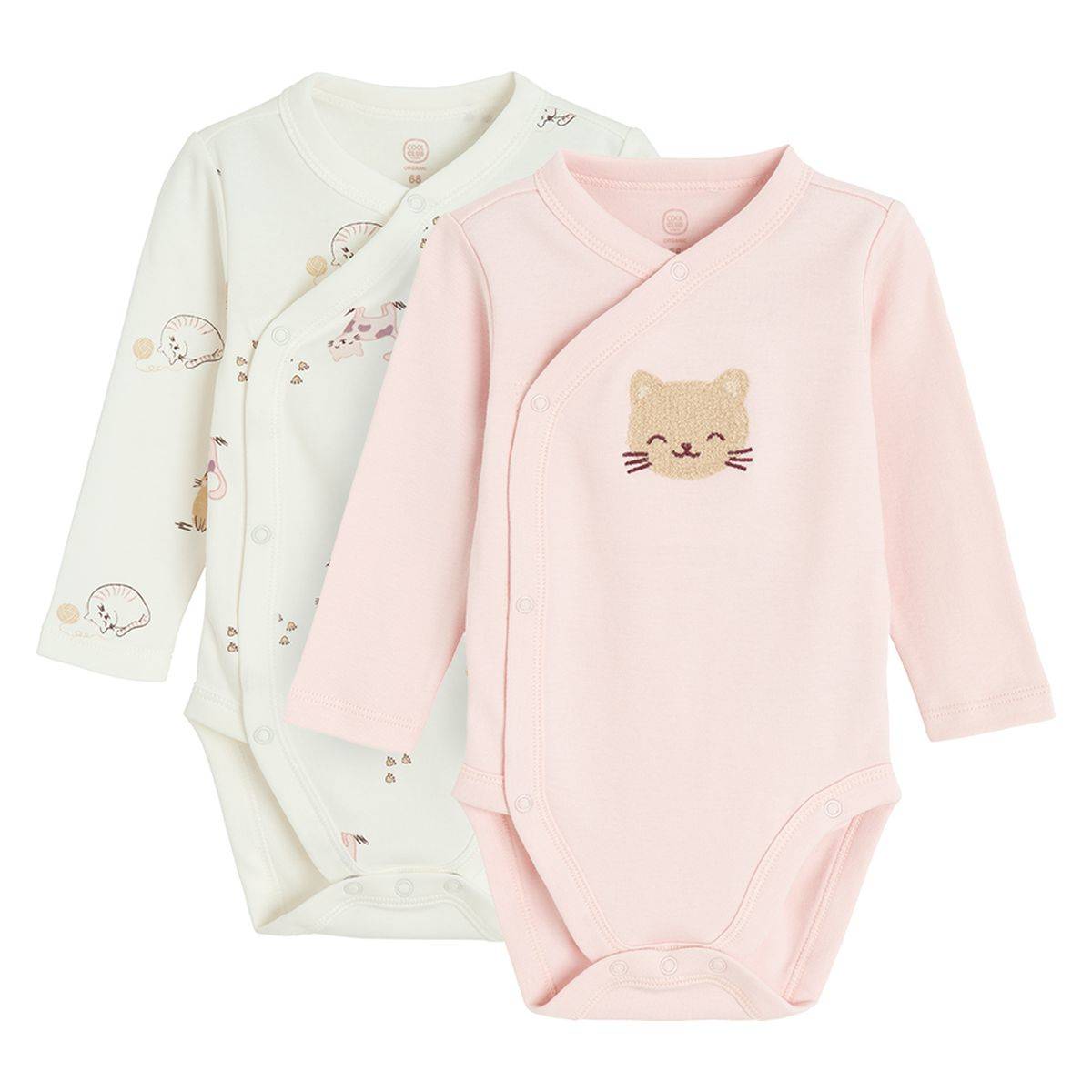 COOL CLUB bodi preklop 2 kom CCG2900042-00 Ž Šareno 68