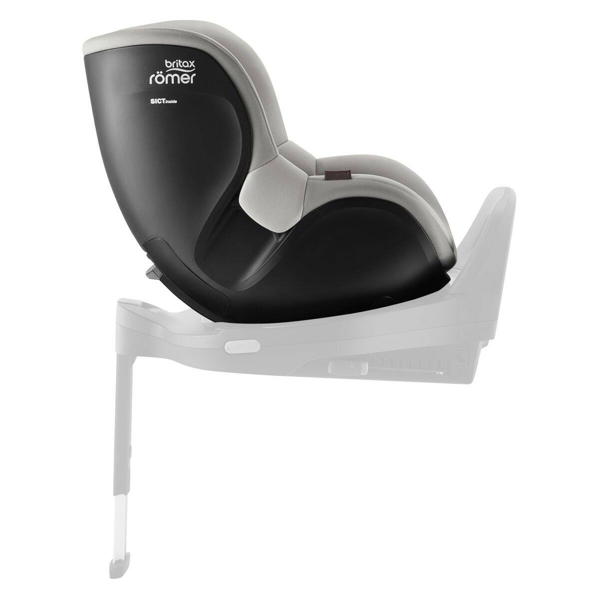 BRITAX RÖMER autosjedalica i-Size 61-105 cm Dualfix 5Z Lux linen grey 2000040867