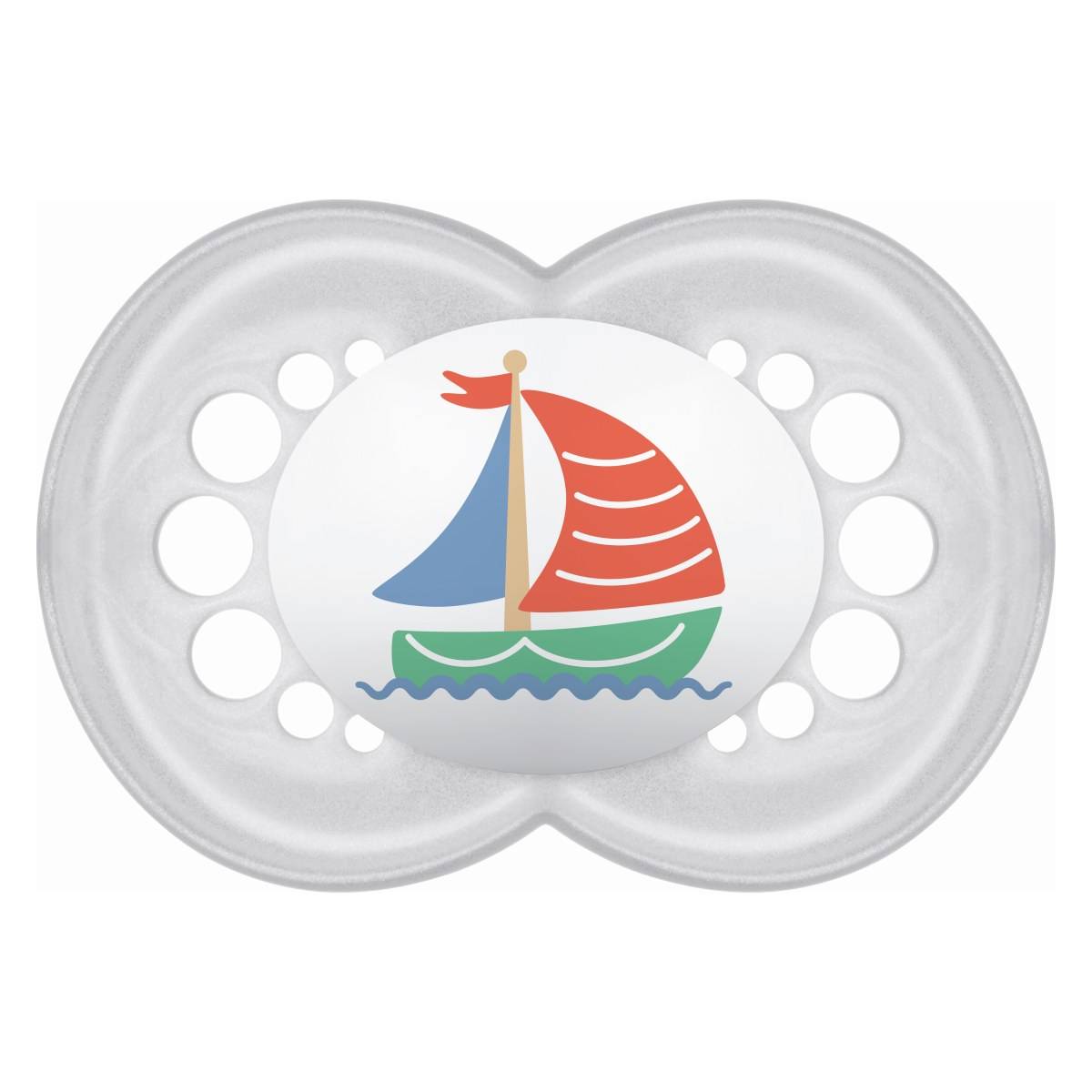 MAM tolažilna duda - silikon Original 2/1 6+ sort