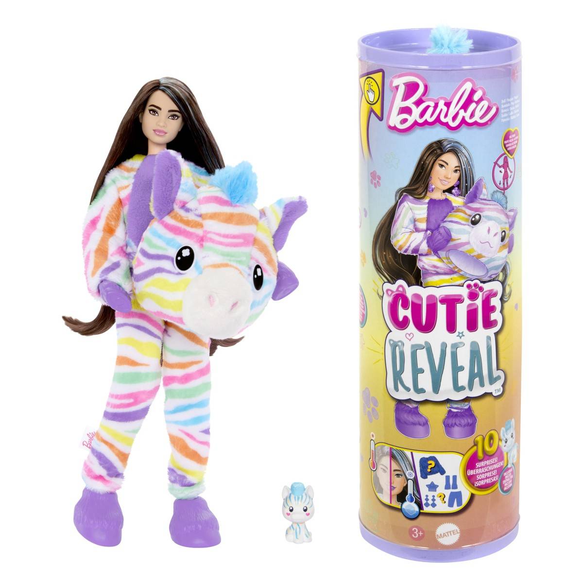 Barbie Barbie cutie reveal - zebra