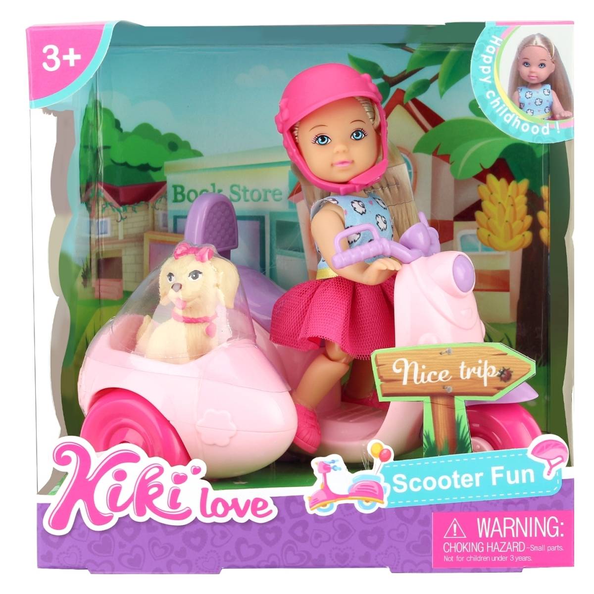 Masen Toys mala punčka na skuterju
