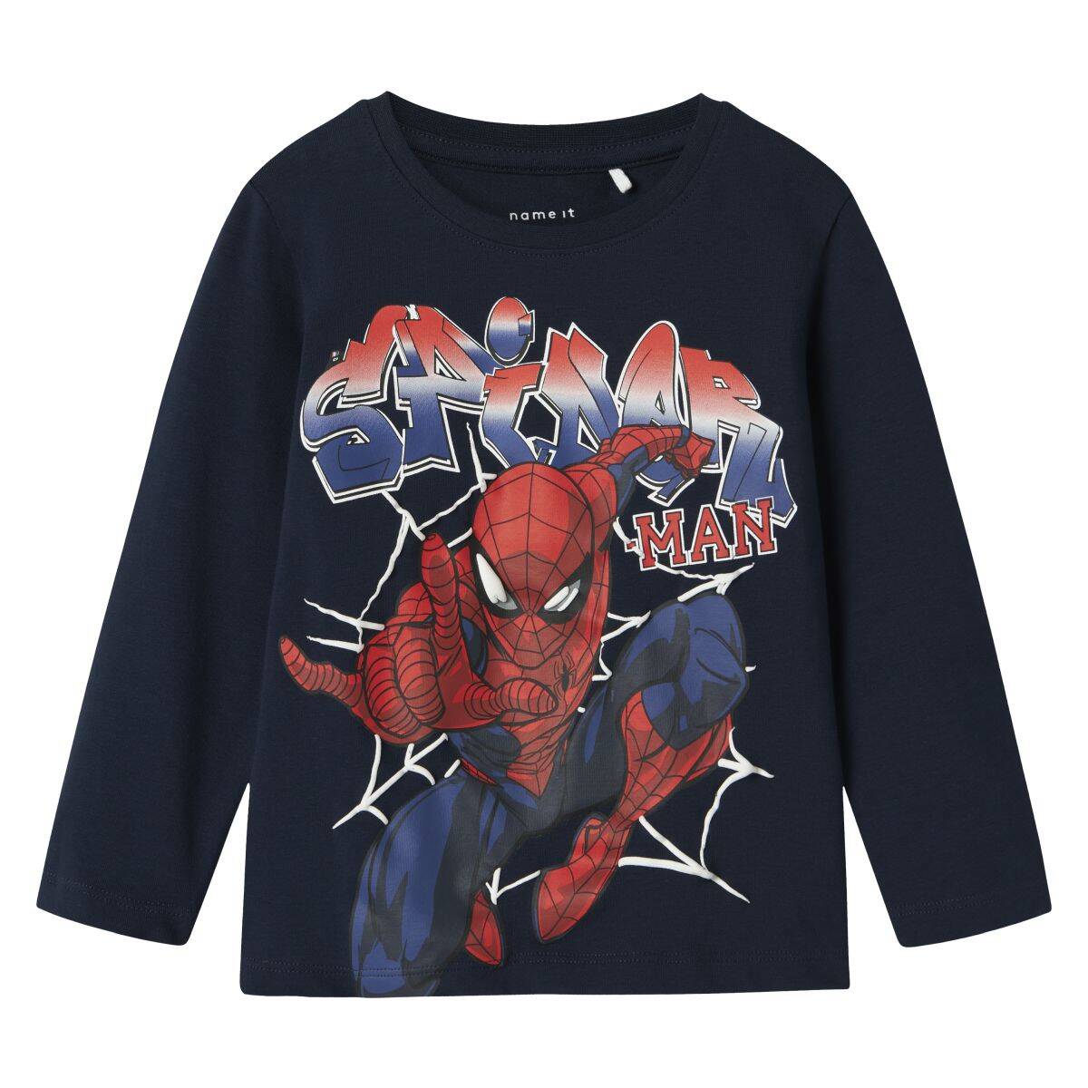 Name It majica DR 13247173 NMMALVIS SPIDER LS NREG TOP MAR F Modra 86