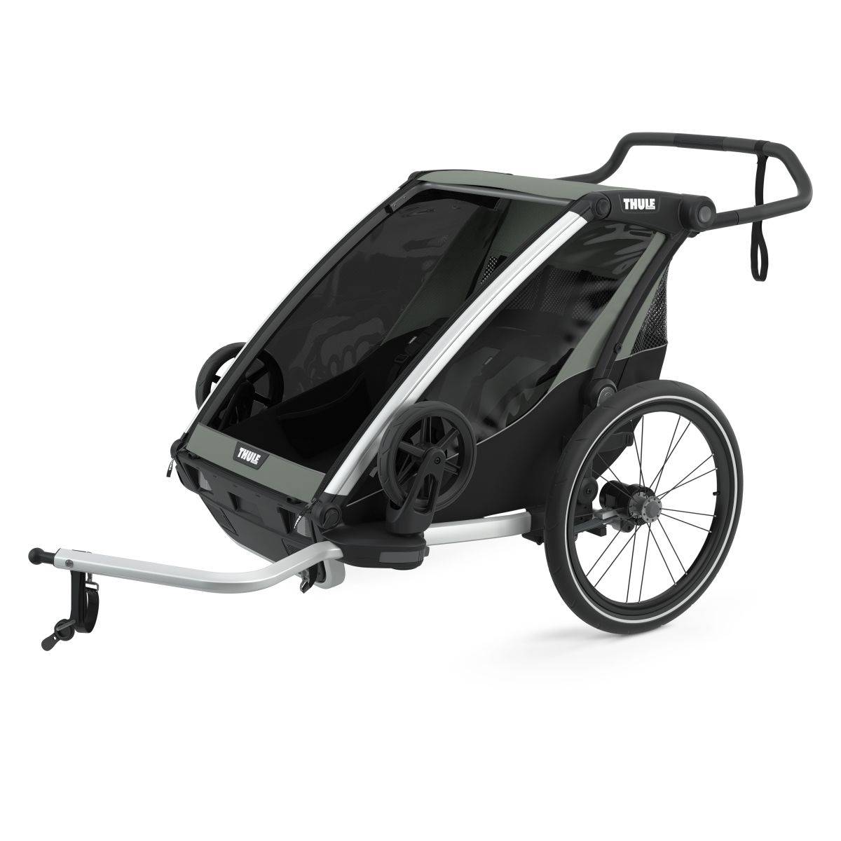 Thule športni voziček kolesarski double Chariot Lite2 agave