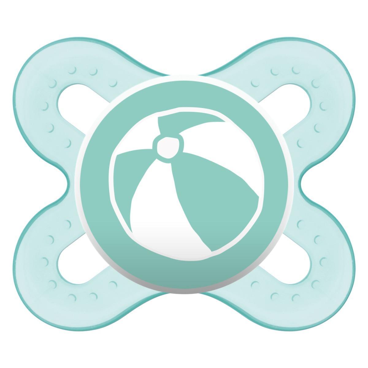 MAM tolažilna duda - silikon Start 0-2mes. 1kos sort