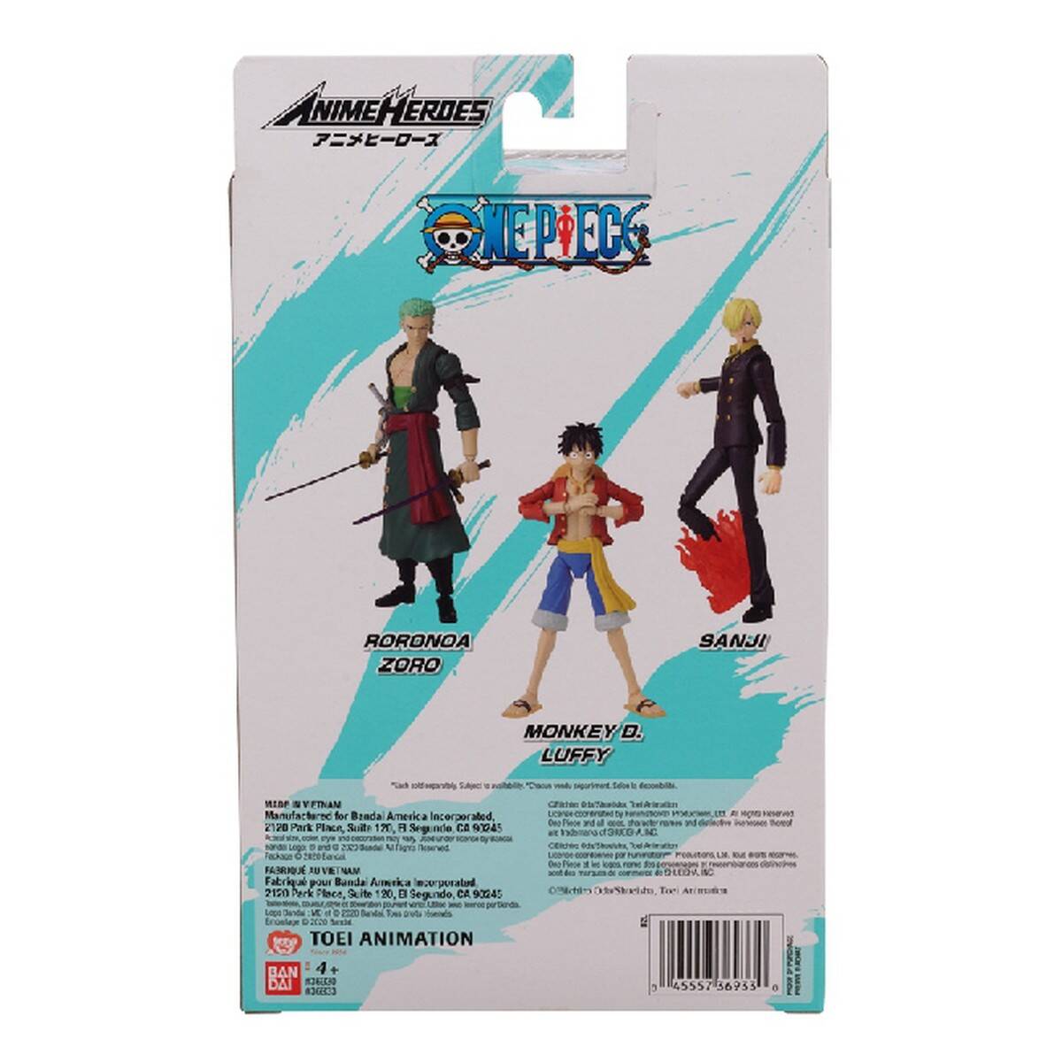 BANDAI One Piece figura  AH Sanji figura 17 cm 36933
