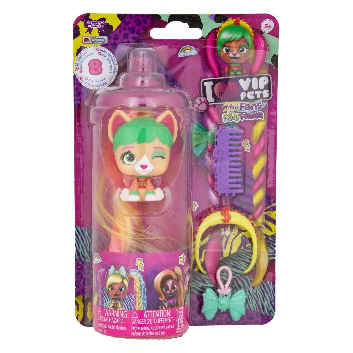 IMC TOYS psić VIP PETS Mini Fun Bow Power