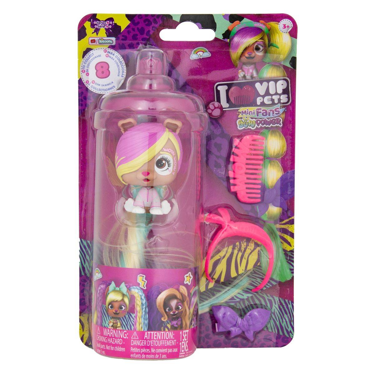 IMC TOYS psić VIP PETS Mini Fun Bow Power