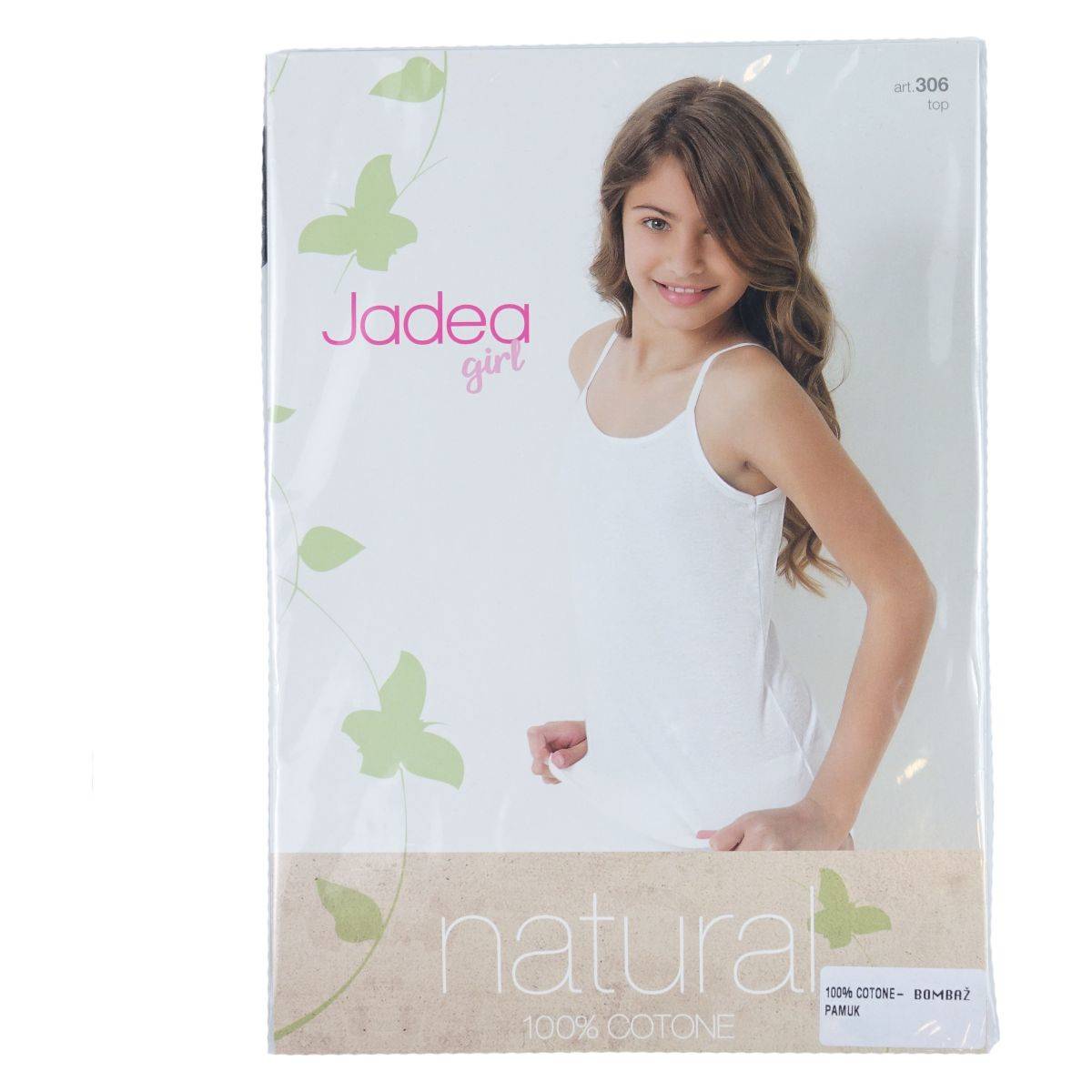 Jadea spodnja majica 306 D Bela 146/152