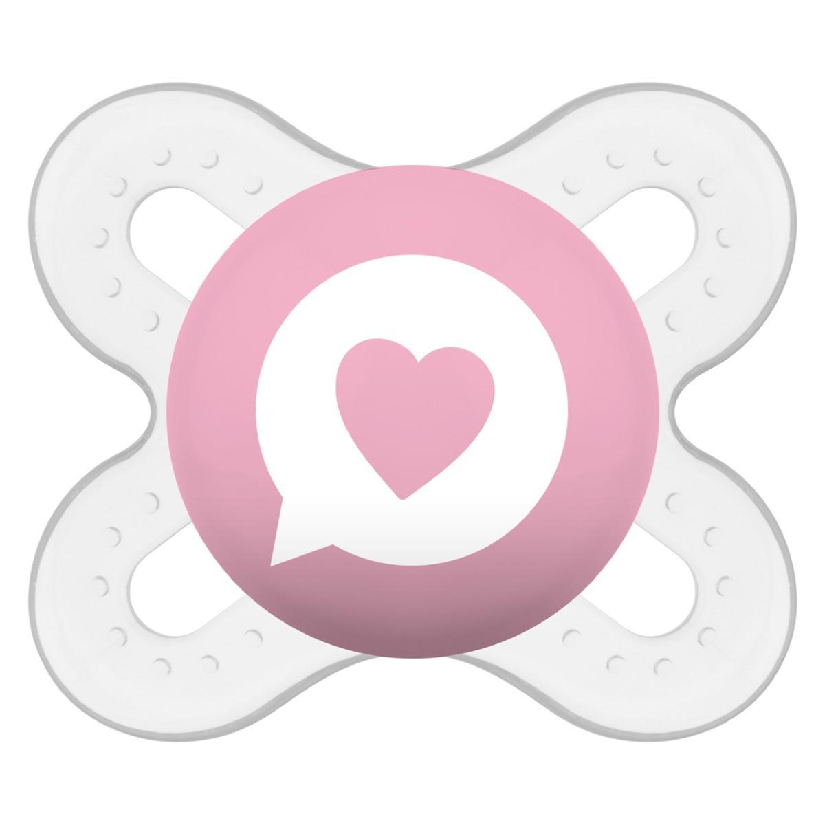 MAM tolažilna duda - silikon Start 0-2mes. 1kos sort