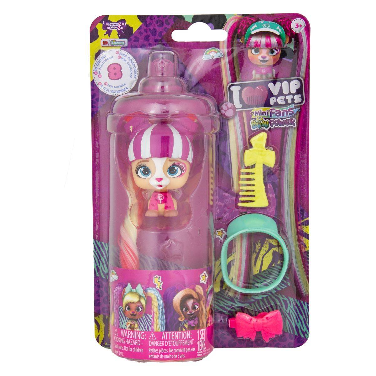 IMC TOYS psić VIP PETS Mini Fun Bow Power
