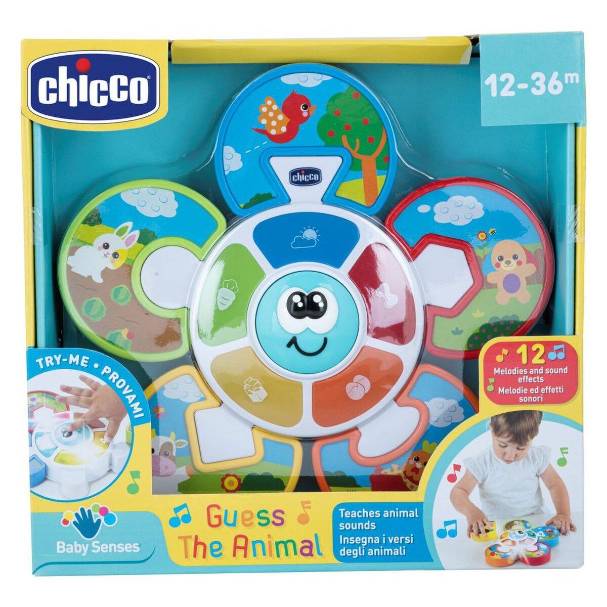 Chicco igralna plošča ugani žival 106020