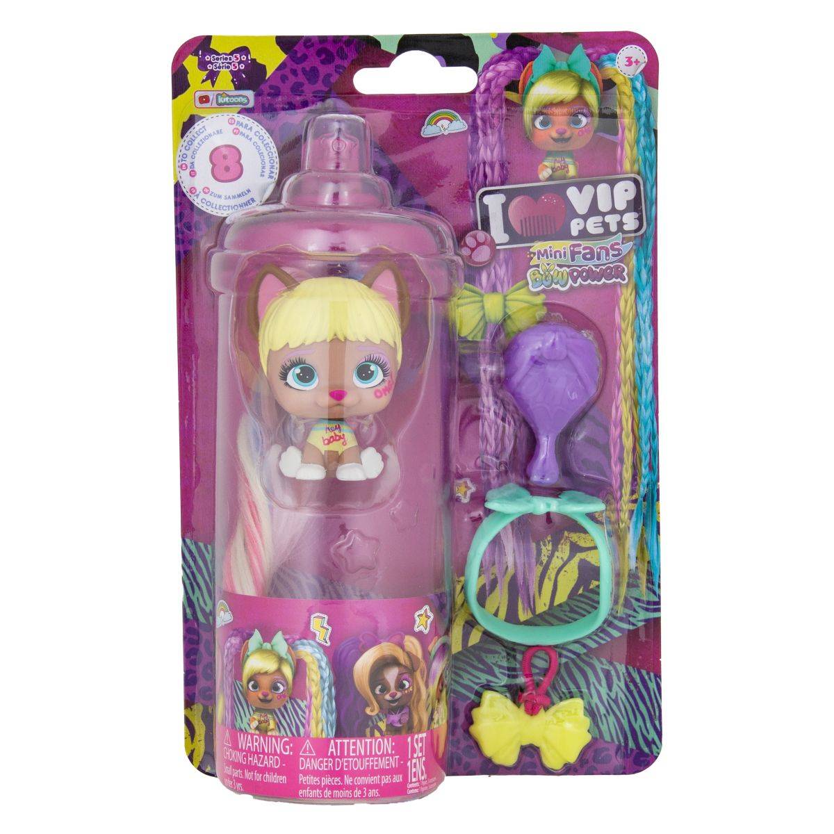 IMC TOYS psić VIP PETS Mini Fun Bow Power