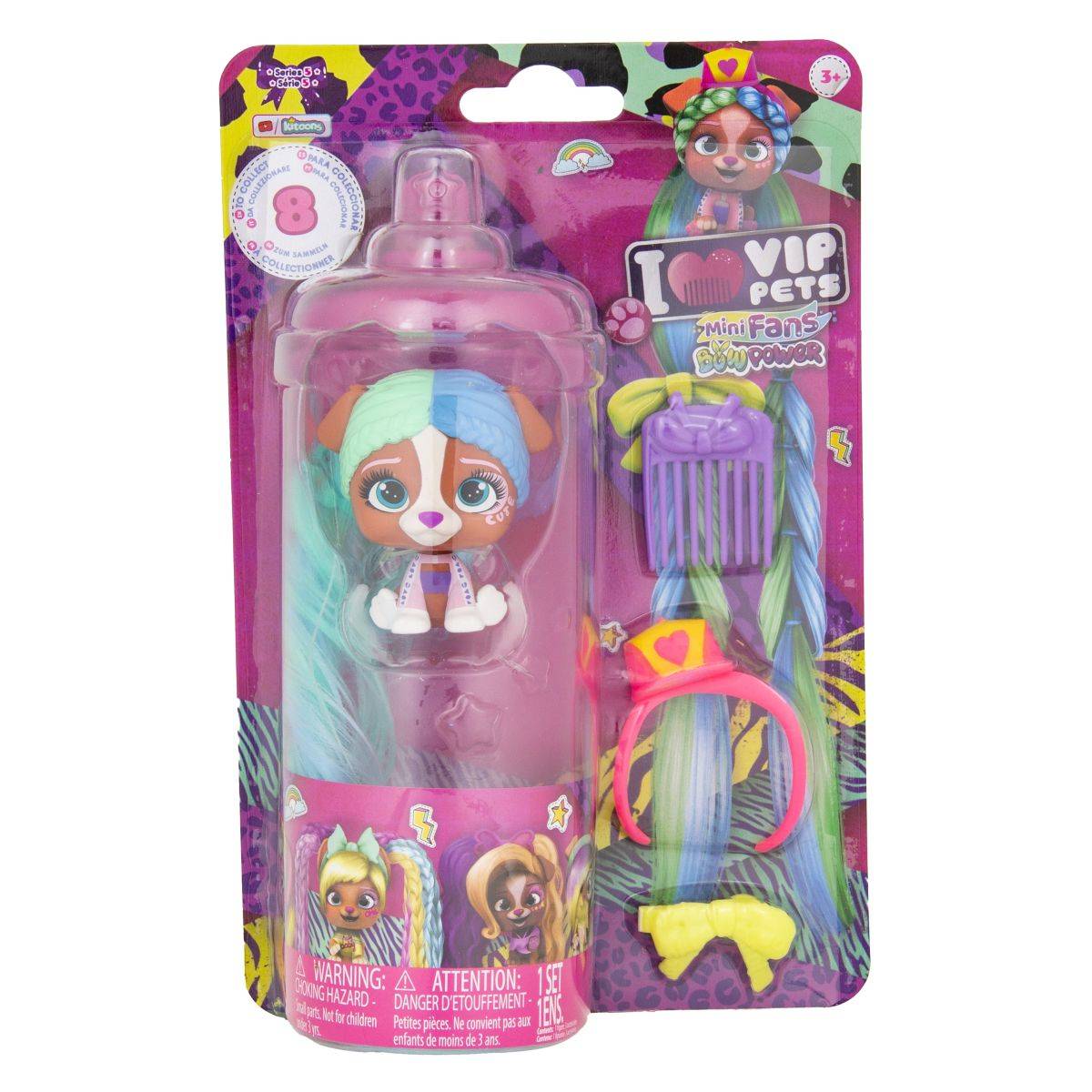 IMC TOYS psić VIP PETS Mini Fun Bow Power