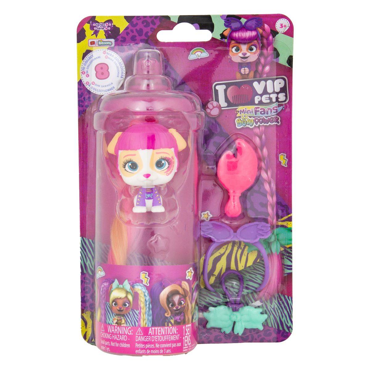 IMC TOYS psić VIP PETS Mini Fun Bow Power