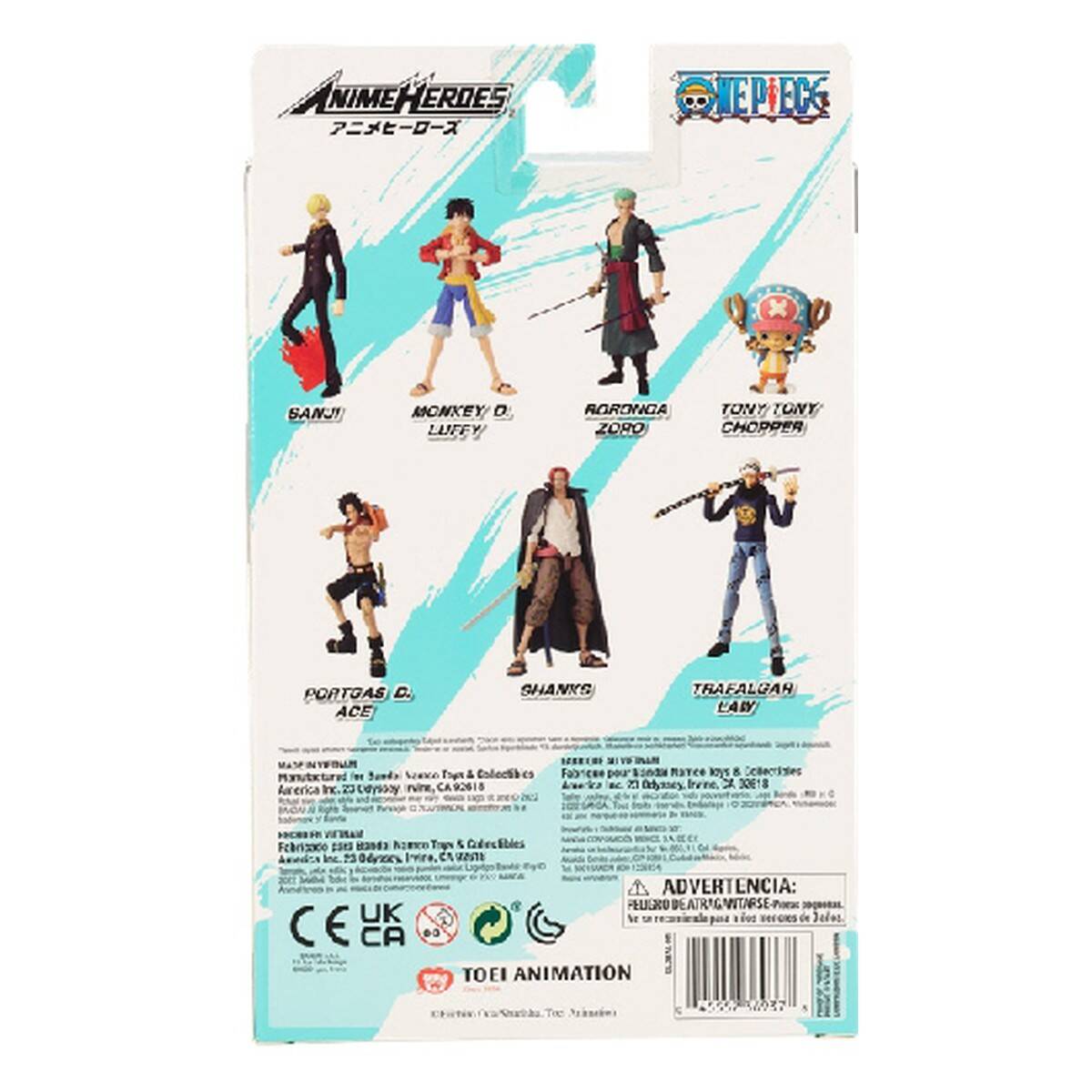 BANDAI One Piece figura AH Trafalgar Law 17 cm 36937