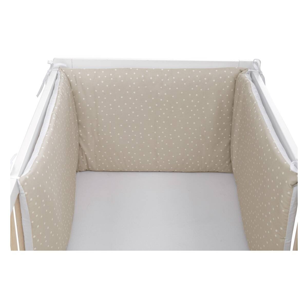 Bubaba by FreeON obroba za posteljo pikice beige