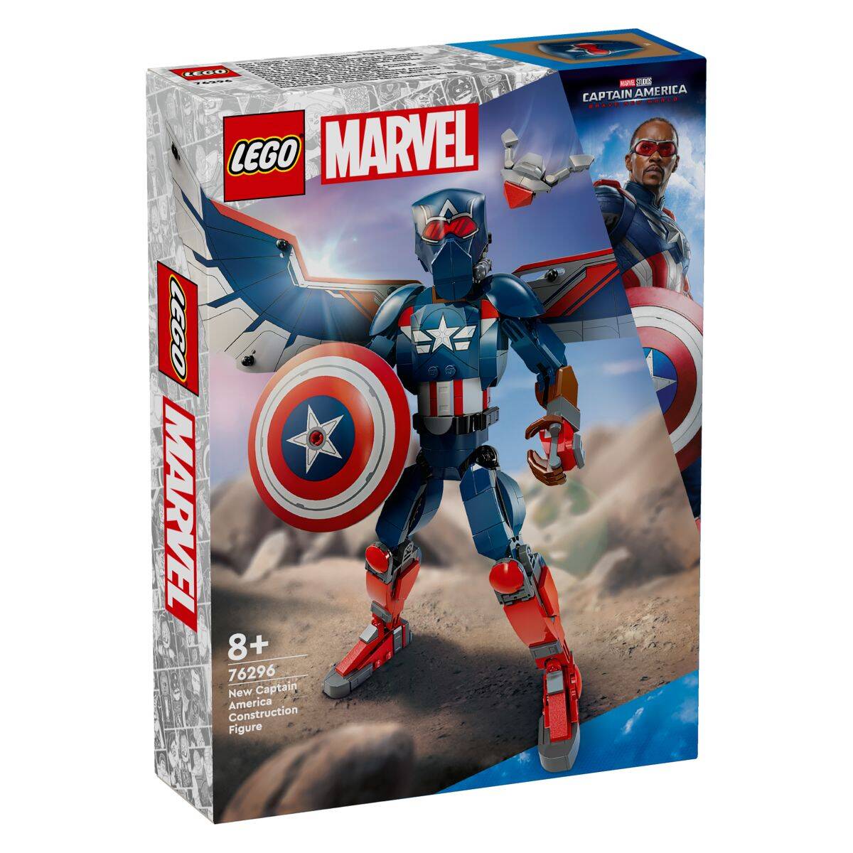 Lego® Super Heroes 76296 Nova konstrukcijska figura Stotnik Amerika