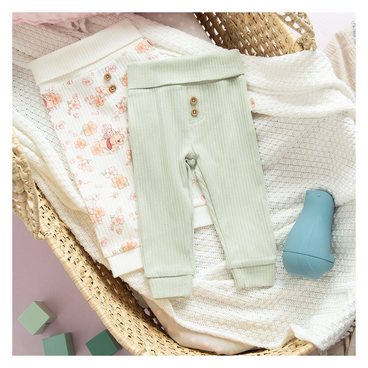 COOL CLUB čarapice do struka 2 kom bez stopala DH LCG3000809-00 WINNIE THE POOH Ž Šareno 62