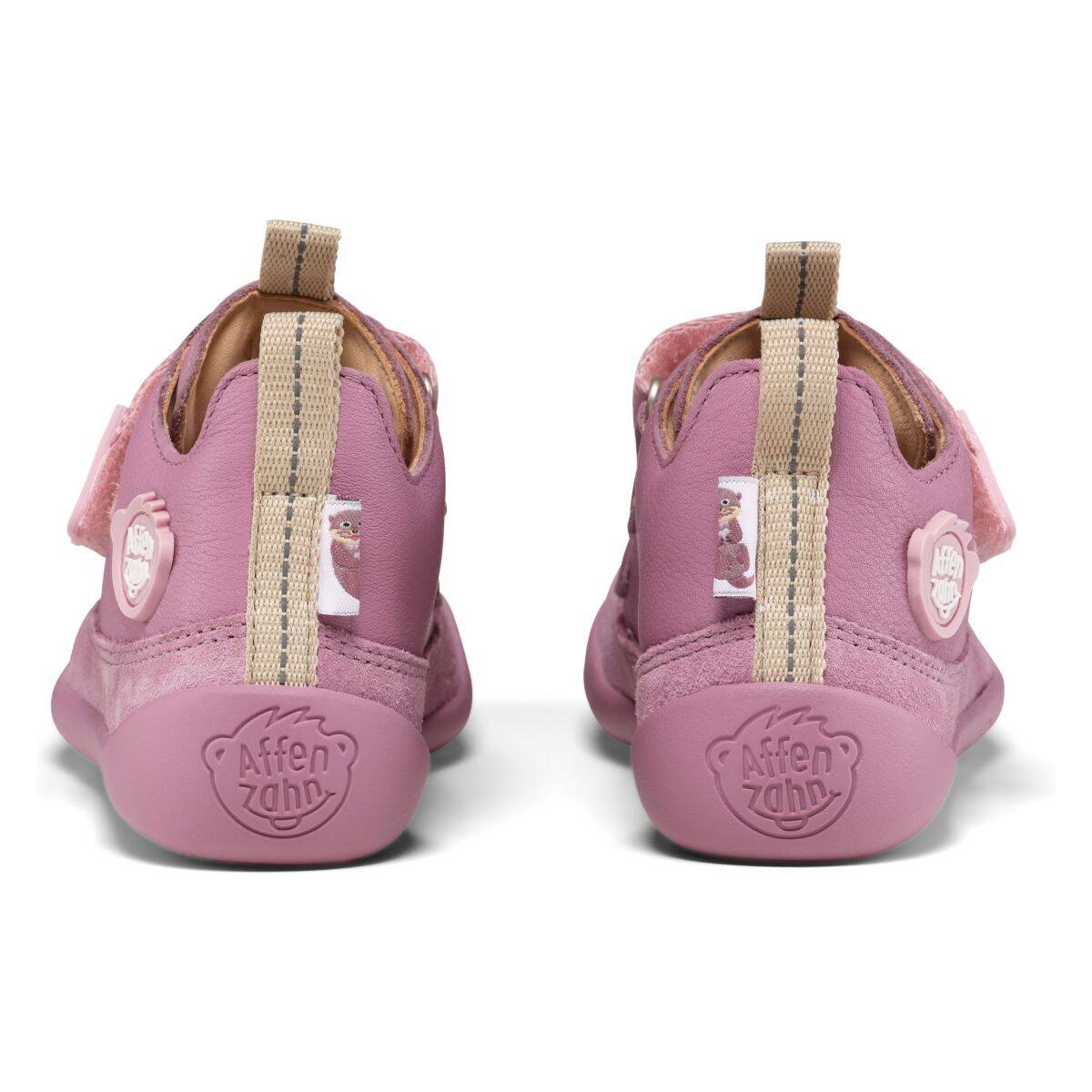 Affenzahn čevelj nizek Leather Buddy Otter 00428-40176 barefoot D lilac 27