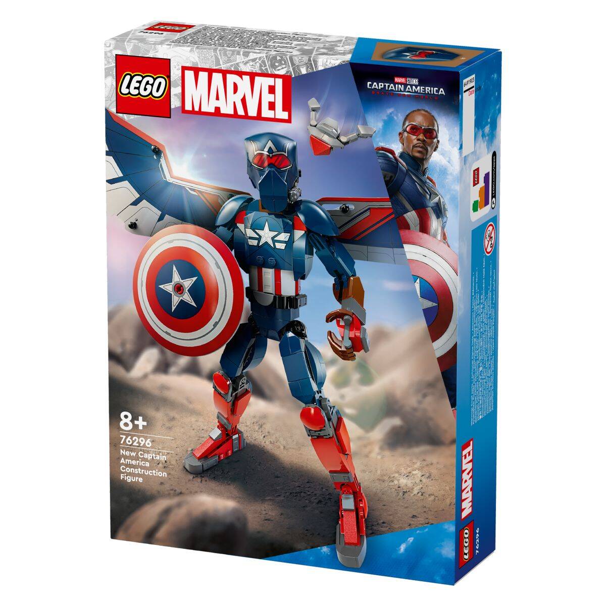 Lego® Super Heroes 76296 Nova konstrukcijska figura Stotnik Amerika