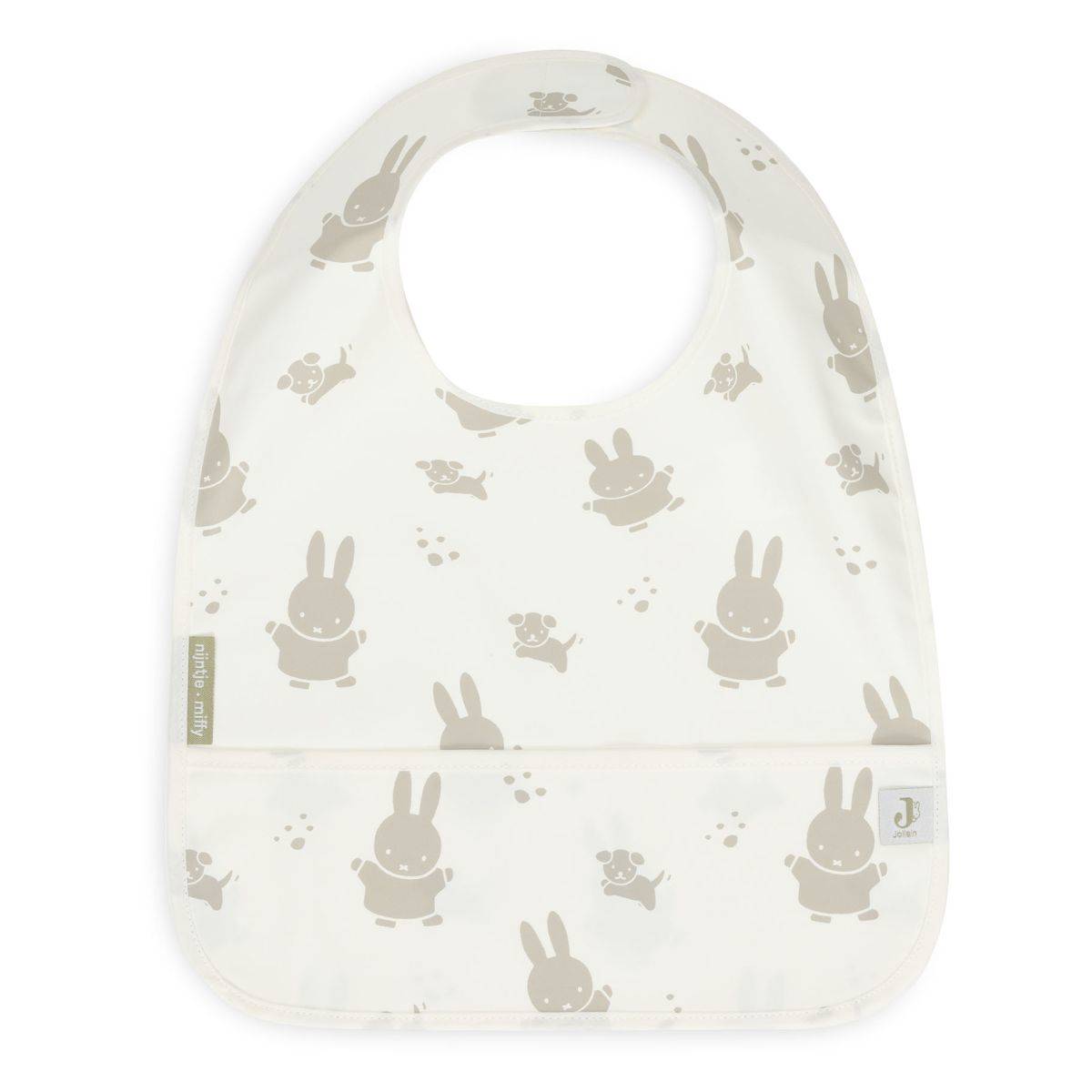 Jollein slinček nepremočljiv miffy&snuffy 2/1 olive green