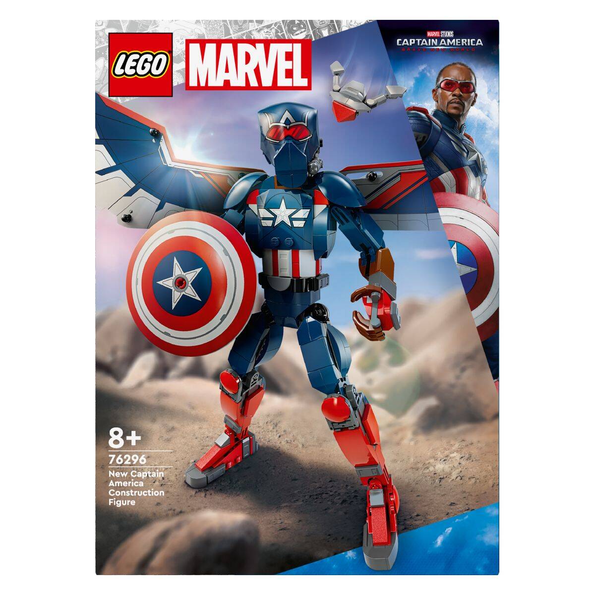 Lego® Super Heroes 76296 Nova konstrukcijska figura Stotnik Amerika