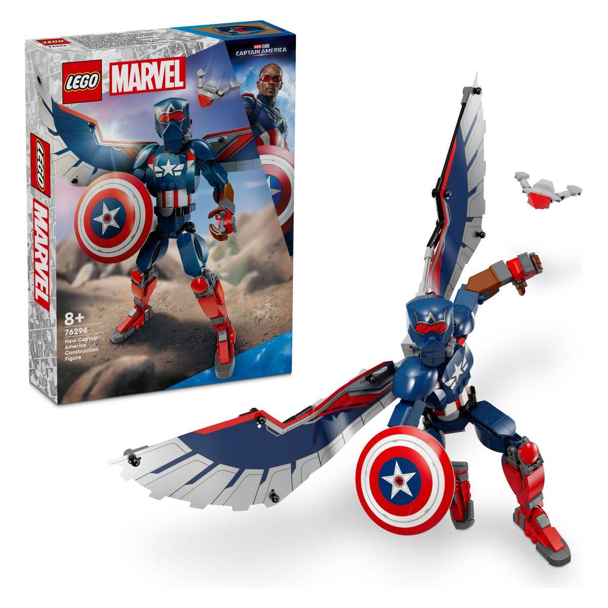 Lego® Super Heroes 76296 Nova konstrukcijska figura Stotnik Amerika