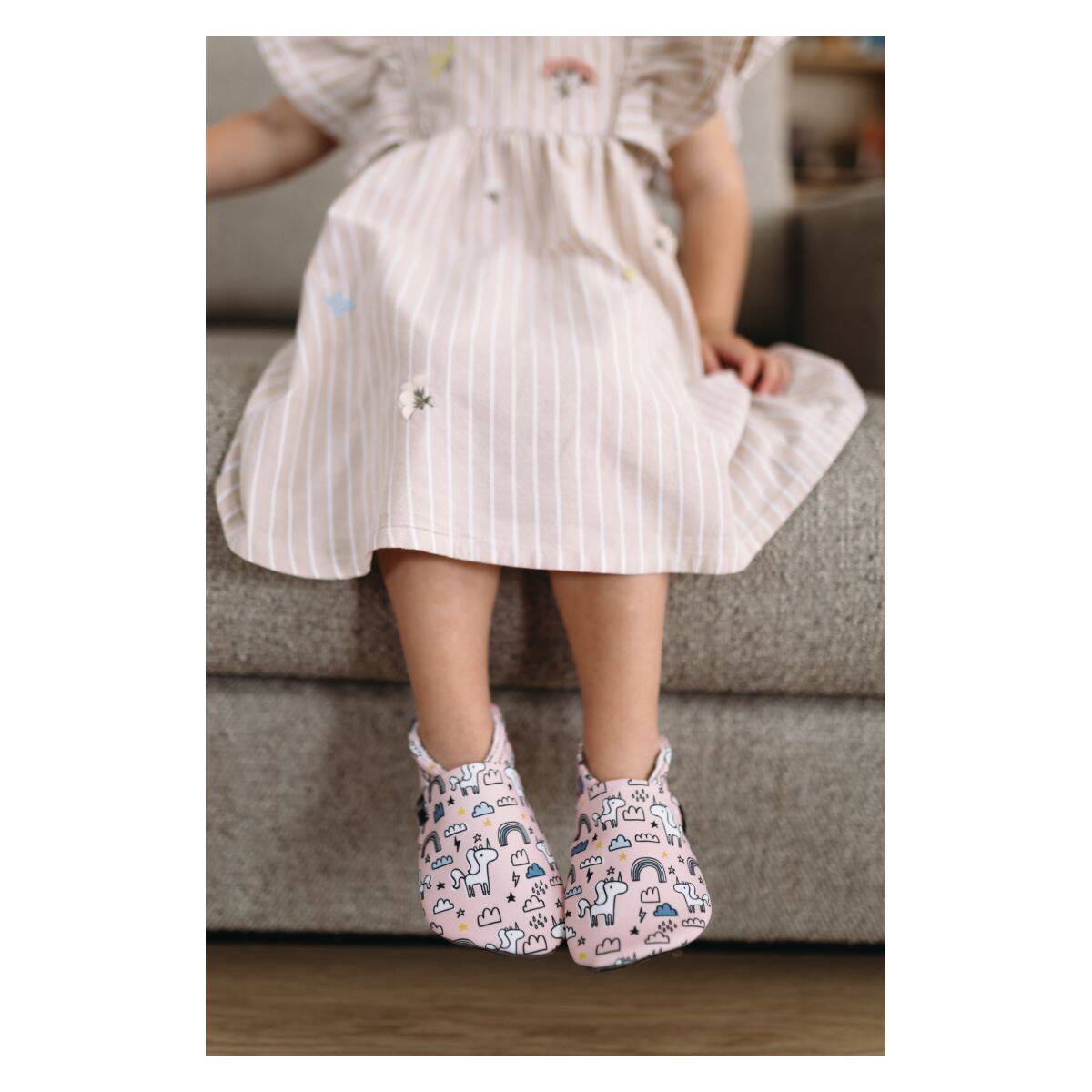 SNUGI papuče CG2530 Unicorn barefoot Ž rose 25