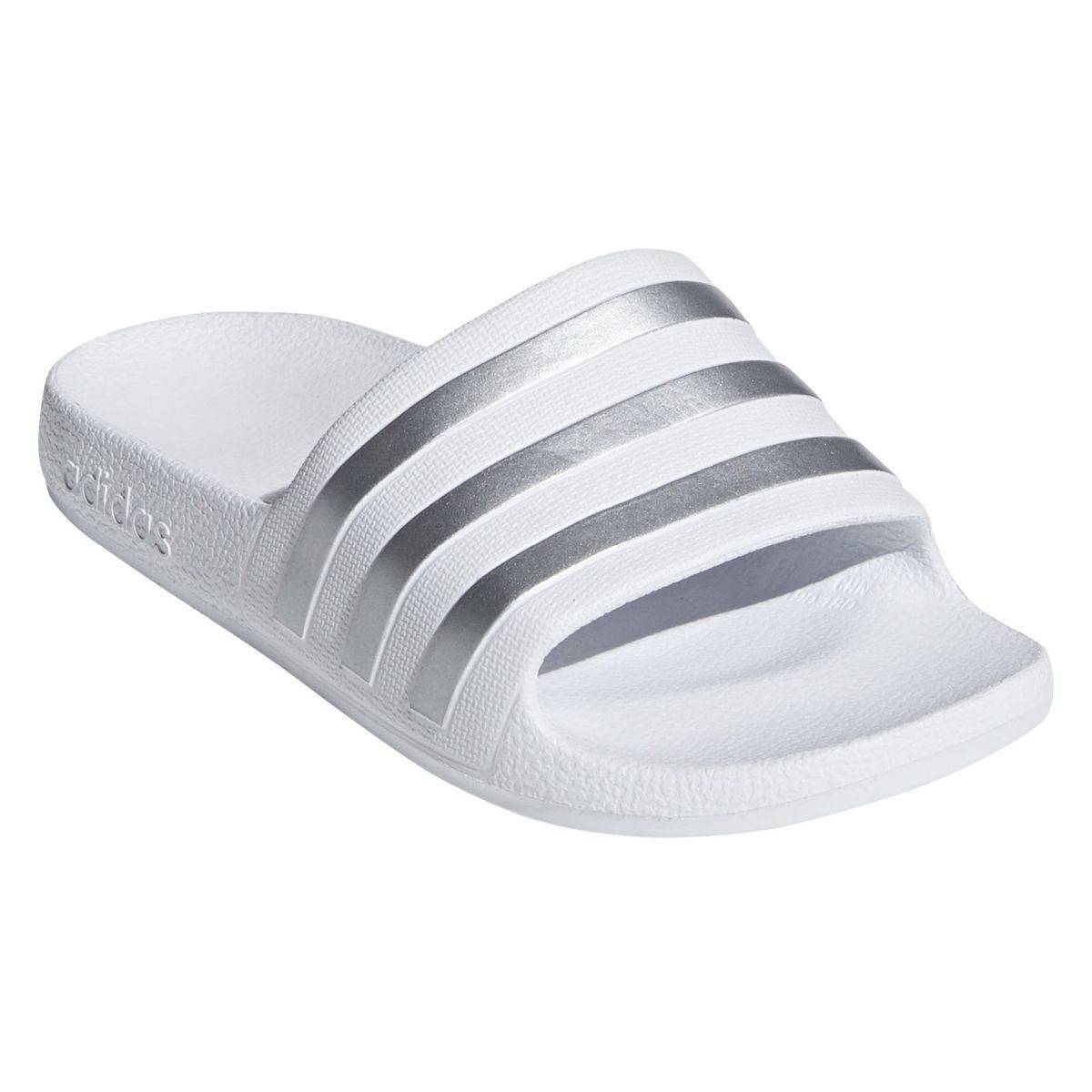 Adidas natikač zunanji F35555 ADILETTE AQUA K U ftwr white/silver met./ftwr white 29