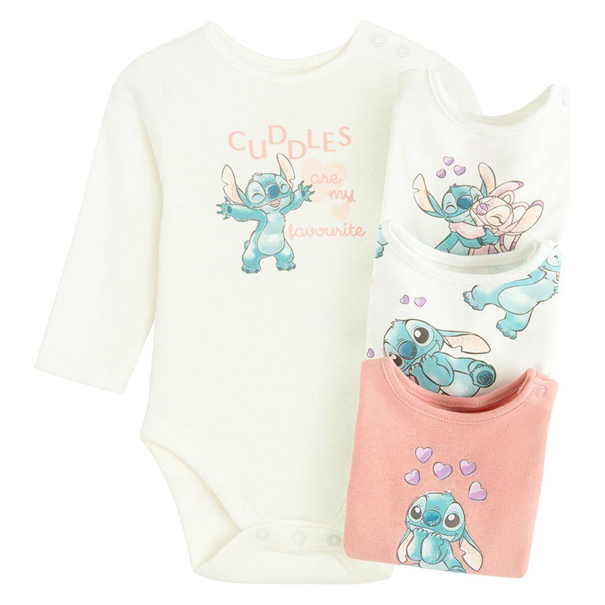 Cool Club perilo bodi 4 kosi DR LCG3101414-00 DISNEY D Večbarvno 92