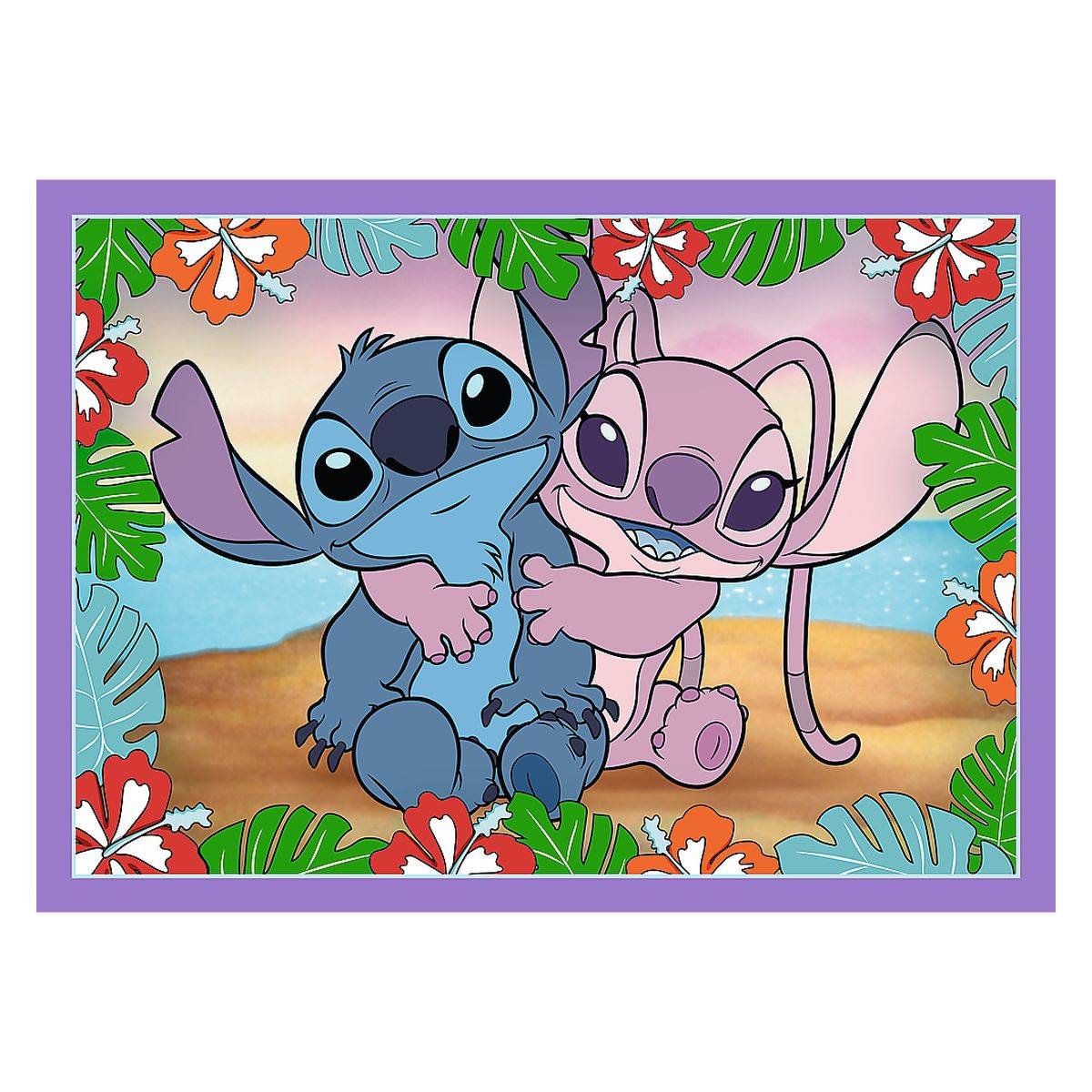 Trefl Sestavljanka 4 V 1 Lilo & Stitch Zabavni dan