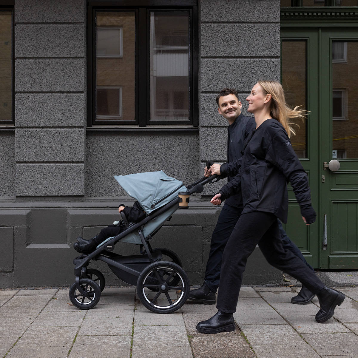 Thule Ogrodje s sedežno enoto za šport Urban Glide 4-kolesni mid blue