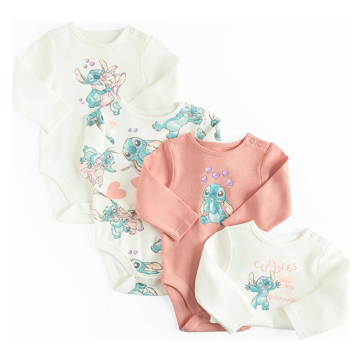 Cool Club perilo bodi 4 kosi DR LCG3101414-00 DISNEY D Večbarvno 98