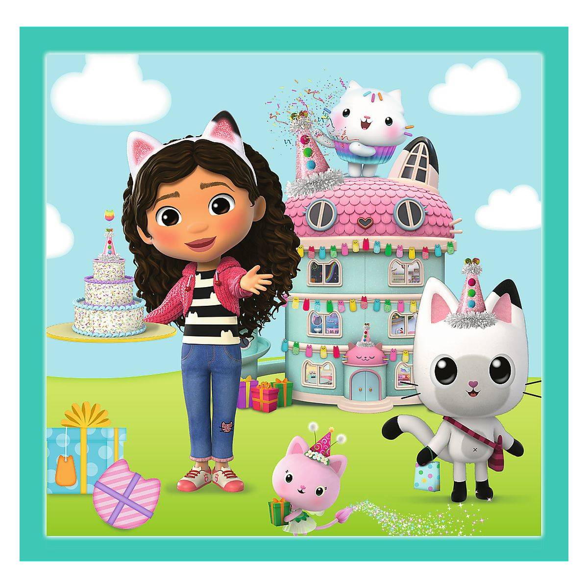 Trefl Sestavljanka 3 v 1 Gabby's dollhouse