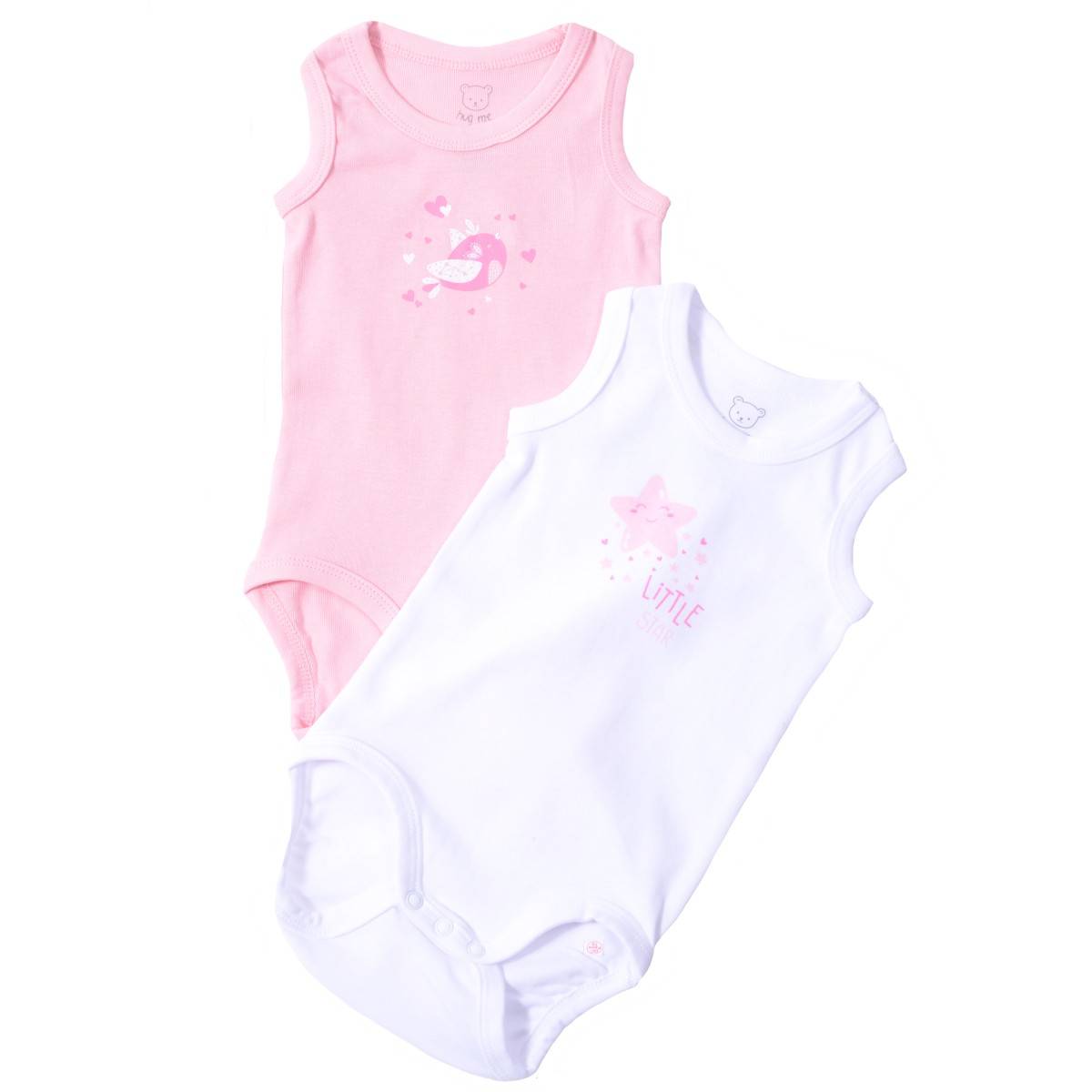 Hug me perilo bodi preklop 2 kosa 227021 D ROZA 56