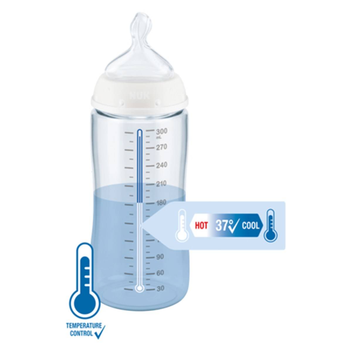 NUK plasti na bo ica First Choice s pokaziva em temperature