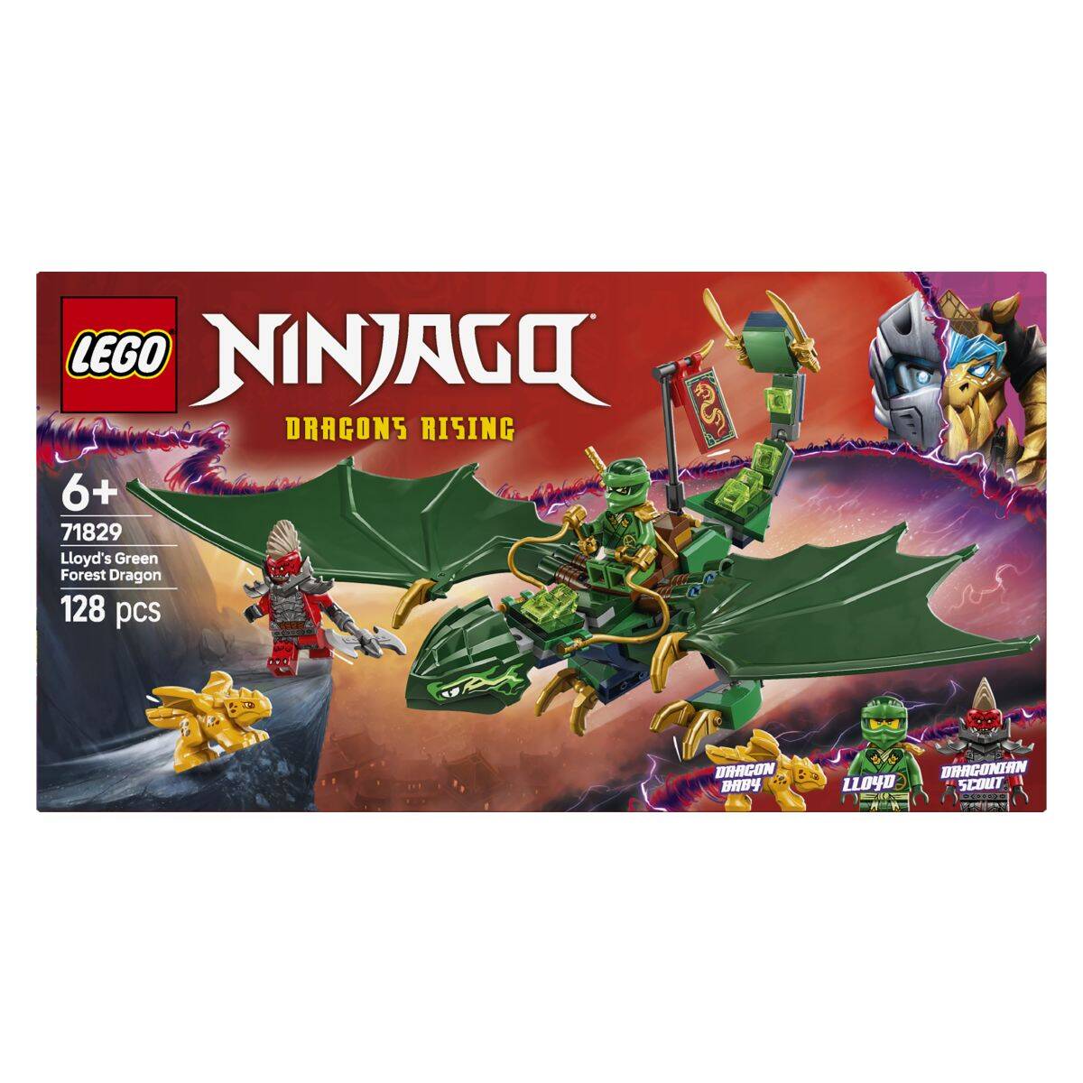 Lego® Ninjago® 71829 Lloydov zmaj zelenega gozda