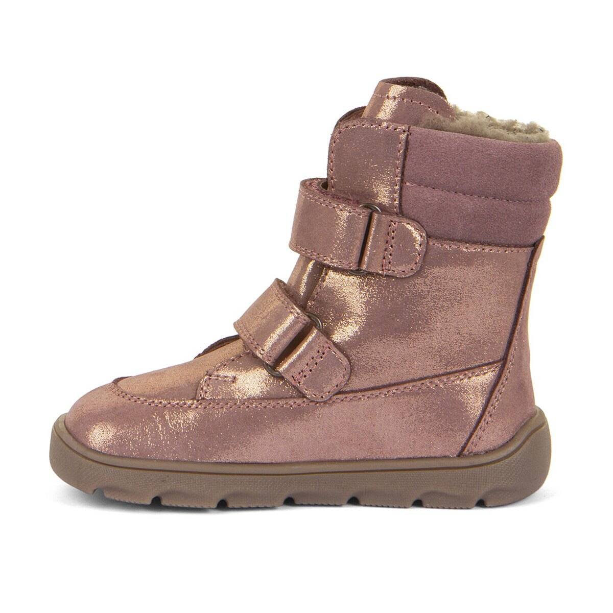 Froddo škornji G3160240 ZERU TEX WINTER BAREFOOT podloženi D pink/gold 27