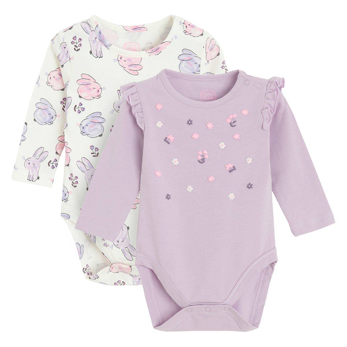 COOL CLUB bodi 2 kom DR CCG2900461-00 Ž Šareno 98