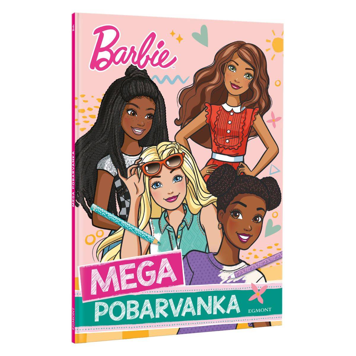 Egmont pobarvanka-mega Barbie