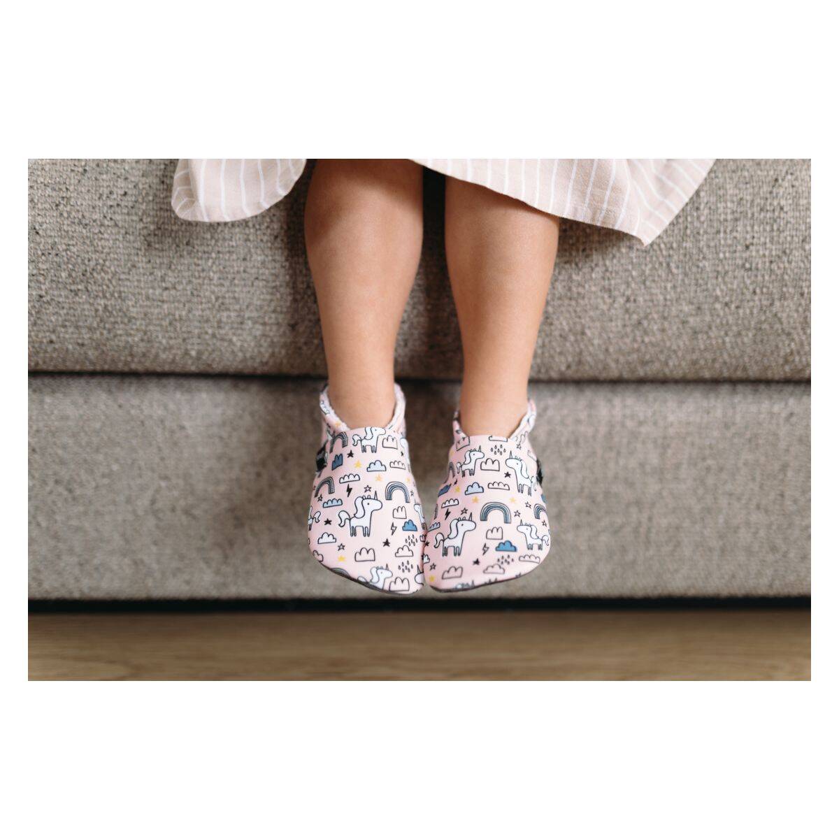 Snugi copat CG2530 Unicorn barefoot D rose 26-27