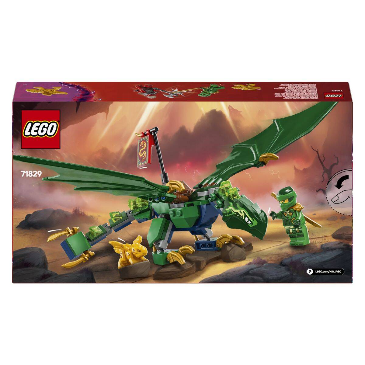 Lego® Ninjago® 71829 Lloydov zmaj zelenega gozda