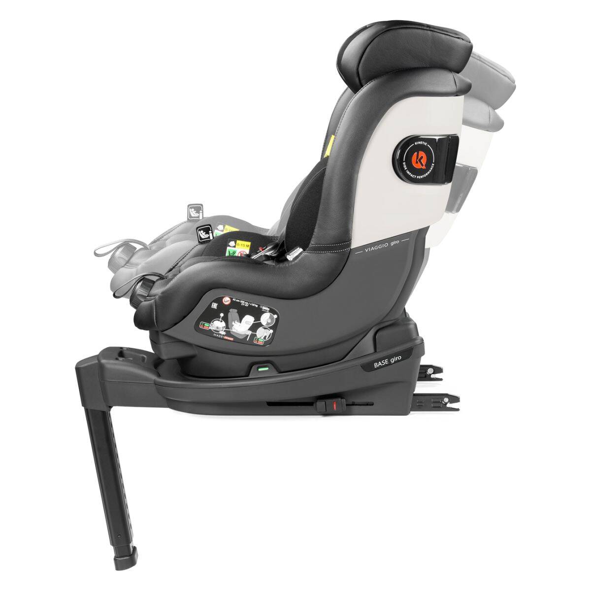 Peg Perego Avtosedež i-size 61-105 cm Viaggio Giro licorice