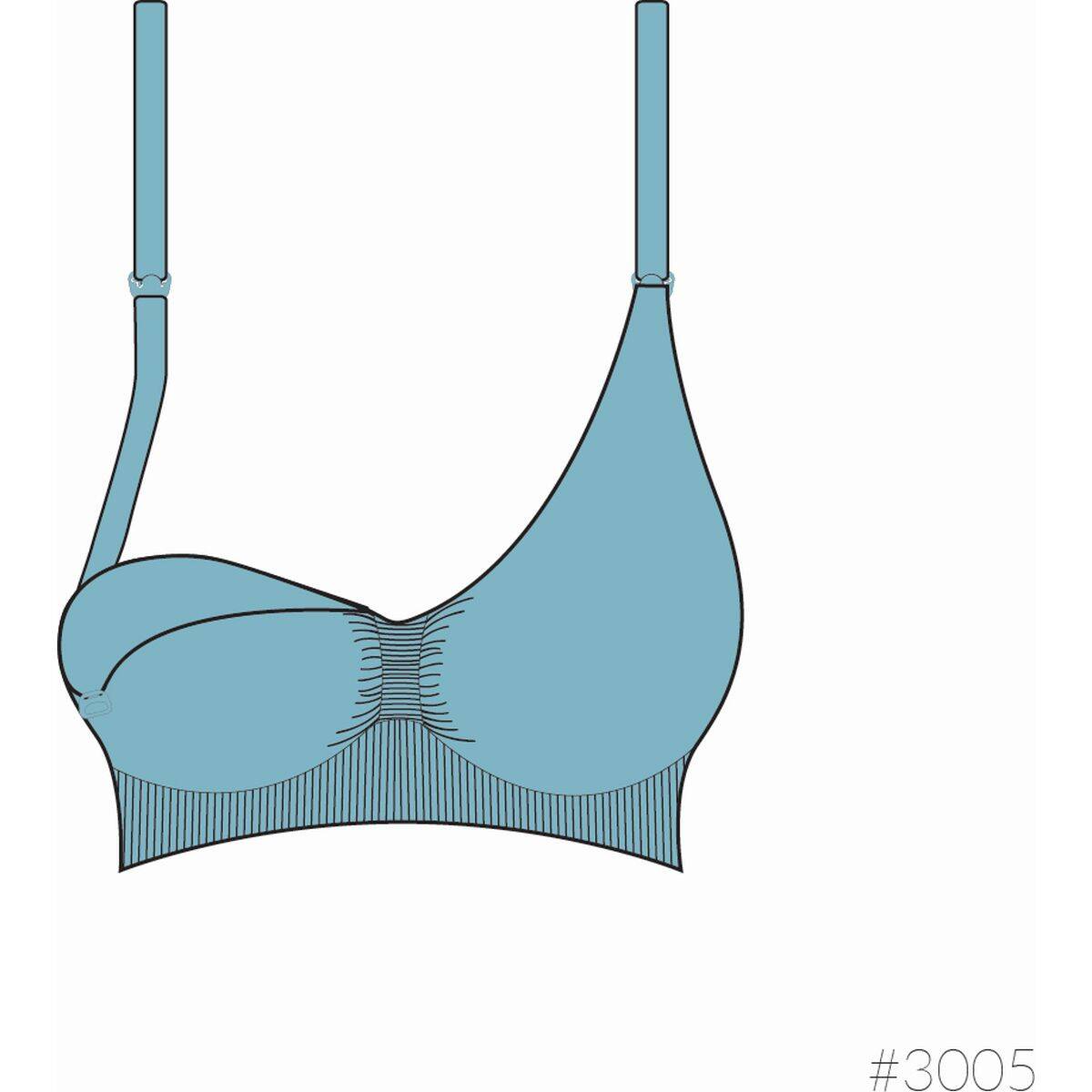 CARRIWELL Original grudnjaci za trudnice i dojilje, 2 kom, crni i boja kože, L CW308211