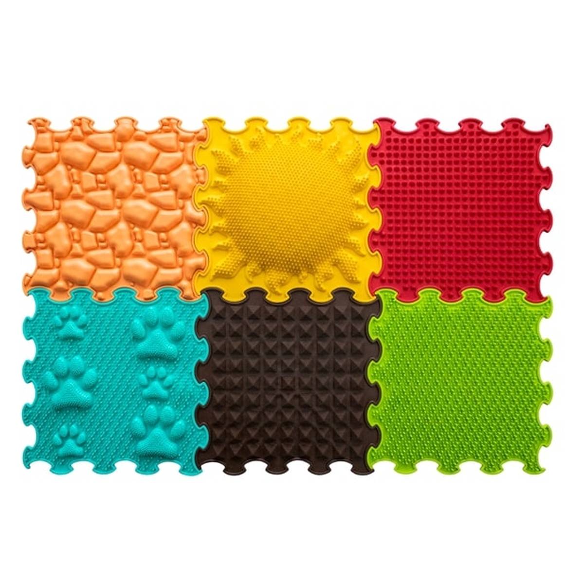 ORTOTO senzoričke  puzzle podloge SUNSHINE GARDEN 6 kom OTO-S-SGN